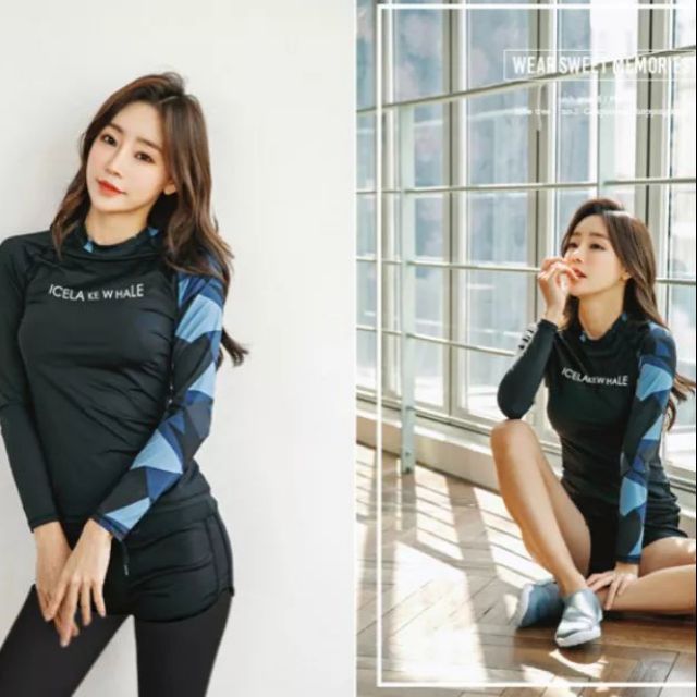 BikiniStoreVn : Đồ Bơi 4 Mảnh Tay Dài Style Hàn Quốc S13 | BigBuy360 - bigbuy360.vn