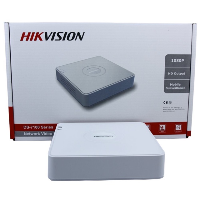 Đầu ghi hình hikvision 4 kênh chuẩn 1080 chính hãng bảo hành 2 năm