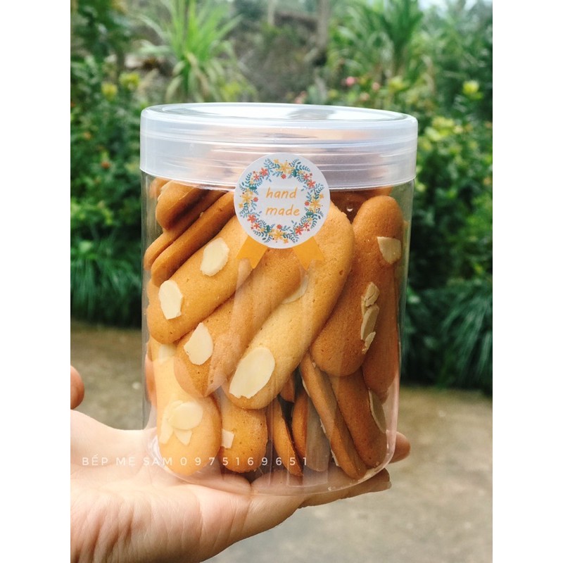 Bánh Lưỡi Mèo hạnh nhân handmade sạch 100%