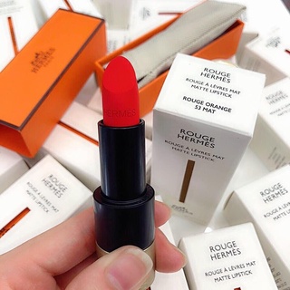 Son Hermès Matte Màu 53 Rouge Orange.