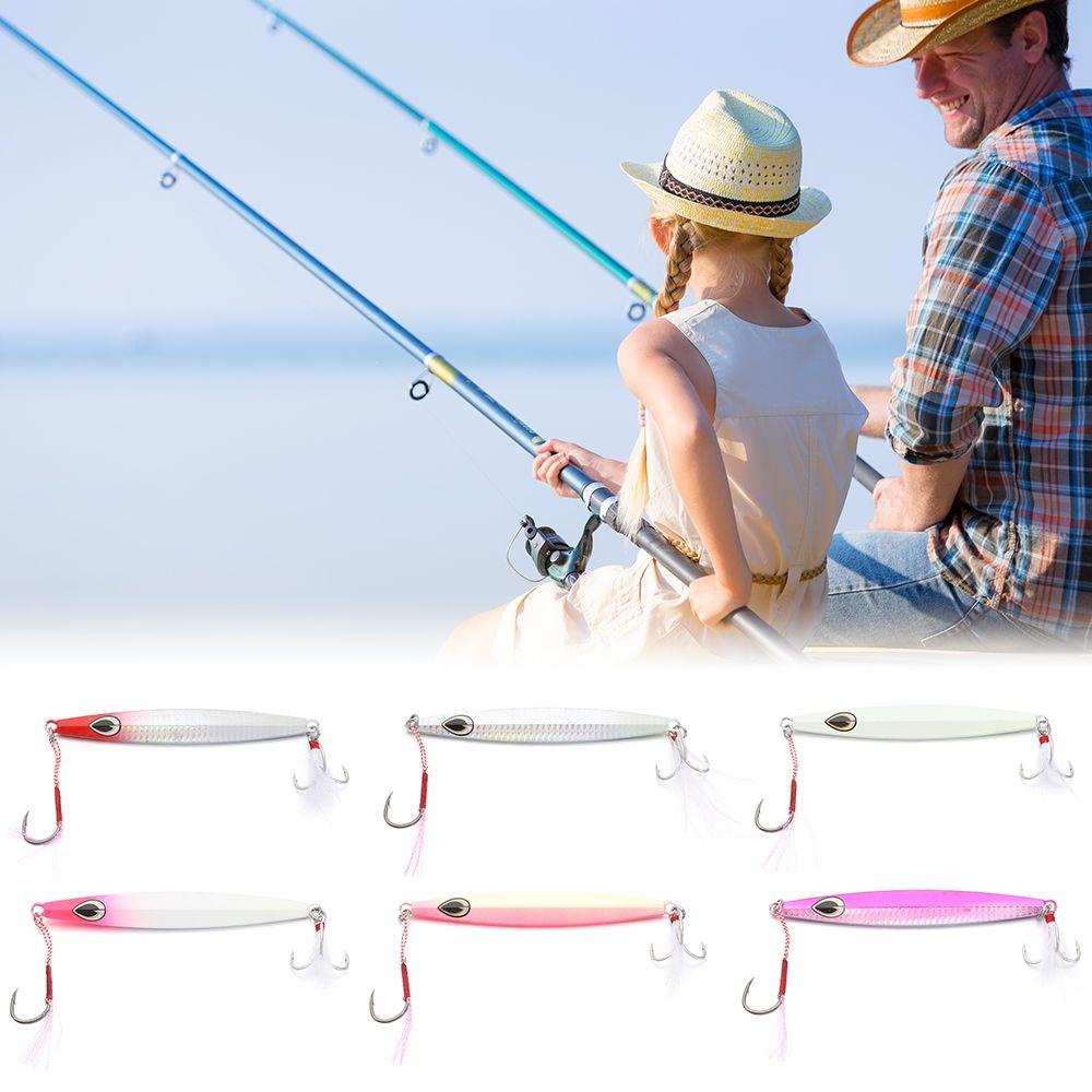 Mồi Giả Nhử Cá Bằng Kim Loại Gắn Kèm Móc Câu Đôi 60g Tiện Dụng