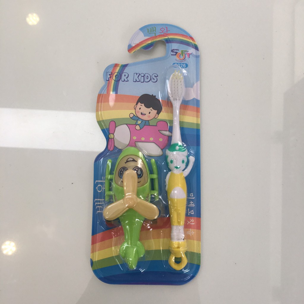 Bàn trải đánh răng trẻ em siêu mềm cao cấp tặng kèm đồ chơi cho bé TD2015-1TOOTHBRUSH