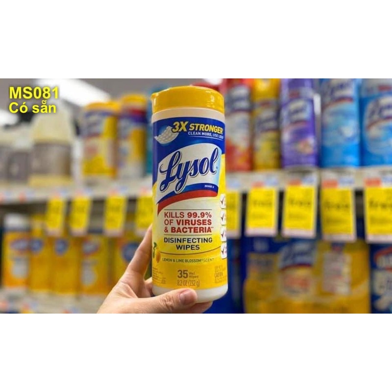 KHĂN ƯỚT DIỆT KHUẨN LYSOL