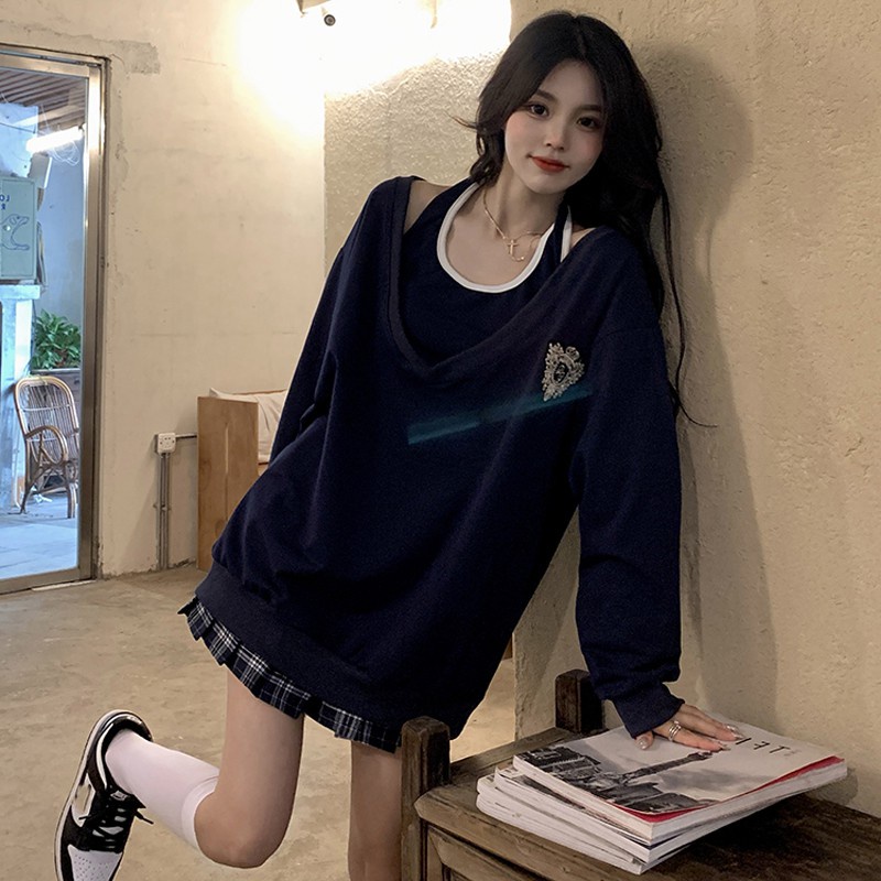 Set bộ áo khoác nữ tay dài và áo không tay thời trang cá tính quyến rũ cho nữ - Kim Dung Fashion Store