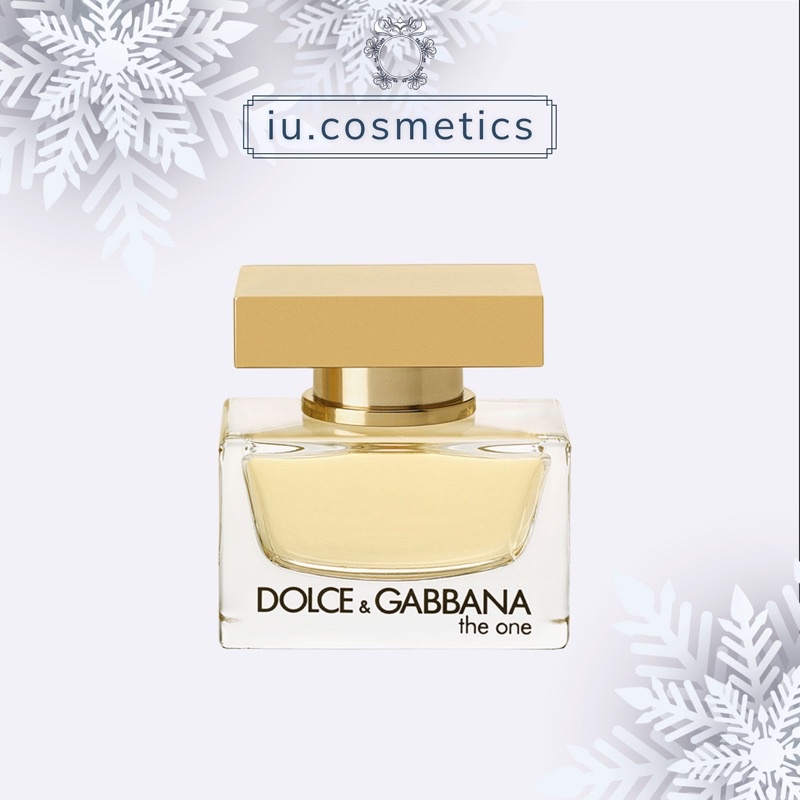 Nước hoa nữ D&G The One dung tích 75ml - Dầu thơm hương quyến rũ ngọt dịu, đẳng cấp - iu.cosmetics