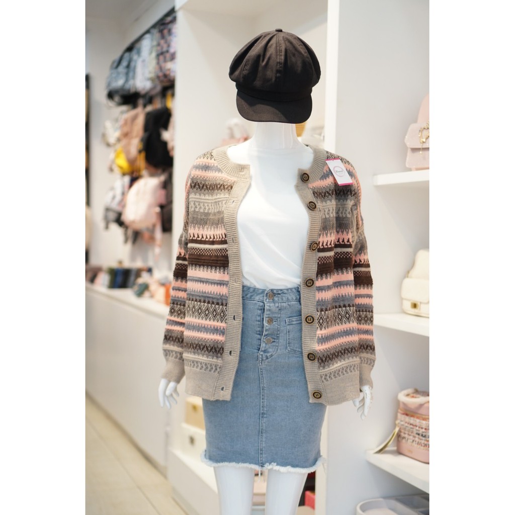 Cadigan Họa Tiết 608 - hình thật