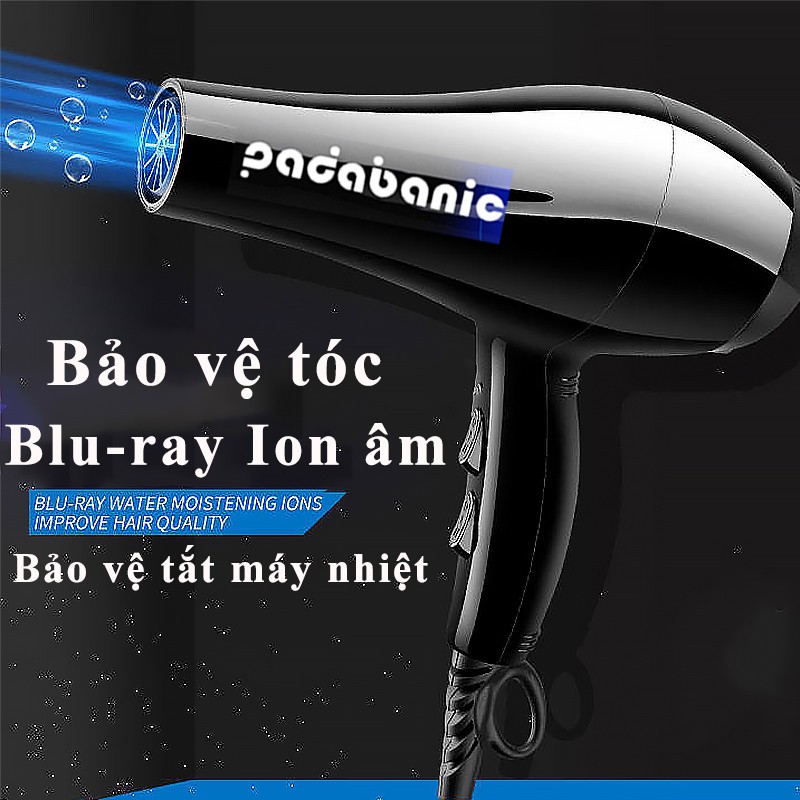 [BẢO HÀNH] PADABANIC 8866 Máy Sấy Thiết Kế Mới Phát Sáng Xanh 3200W Với Tốc Độ Gió Mạnh