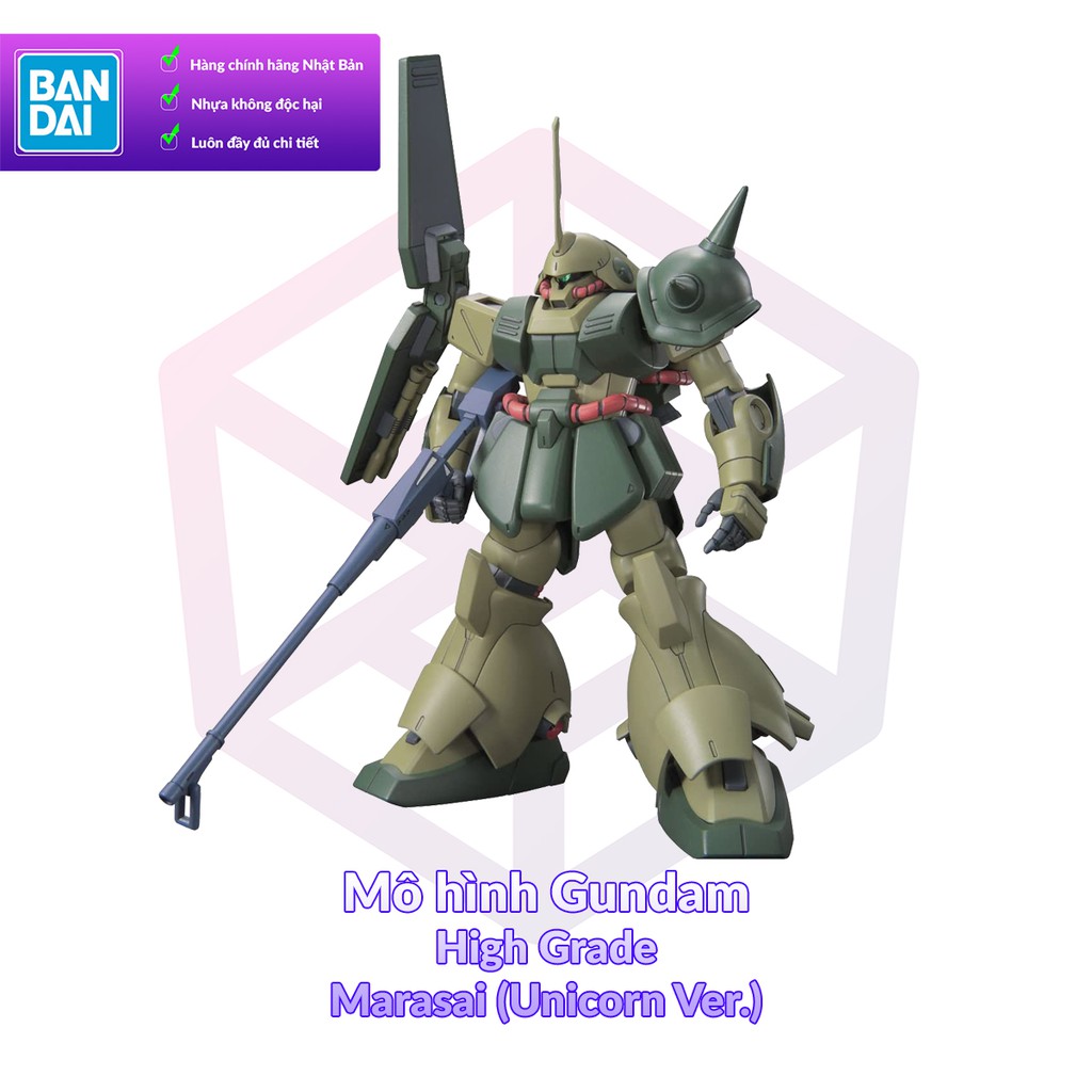 Mô Hình Gundam Bandai HG UC 138 Marasai (Unicorn Ver.) [GDB] [BHG]