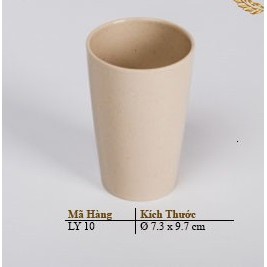 Ly Nhựa Melamine Màu Nâu -LY10