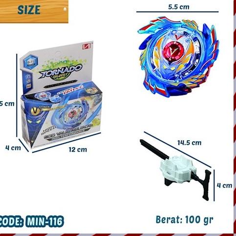 ‘➬ Bộ Đồ Chơi Con Quay Beyblade Tornado Burst (MIN-116) ★★ 8pv