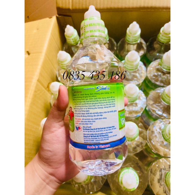 Nước muối sinh lý Vĩnh Phúc 500ml