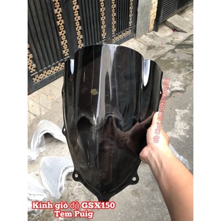 Kính chắn gió độ gsx150r - tem puig