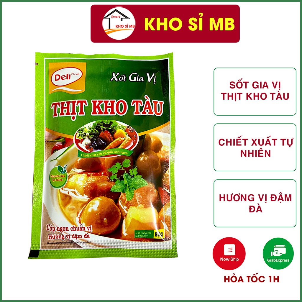 Sốt gia vị ướp thịt kho tàu deli  kho sỉ mb