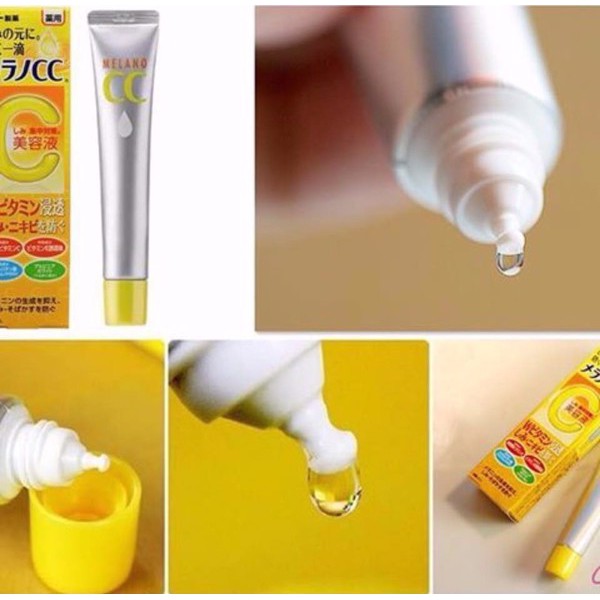 Serum vitamin C Melano CC Whitening Essence 20ml giảm thâm mụn, nám.