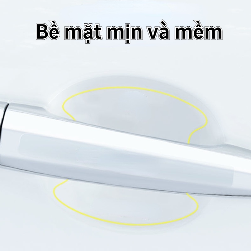 Phù Hợp Miếng Dán Bảo Vệ Tay Nắm Cửa Chống Trầy Cho Mercedes-Benz E-Class C-Class Gla / Glb / Glc / Glc