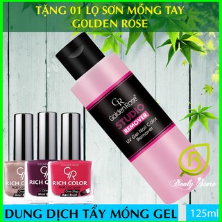 Dung dịch tẩy móng gel và thường- Studio Remover Uv Gel Nail Color