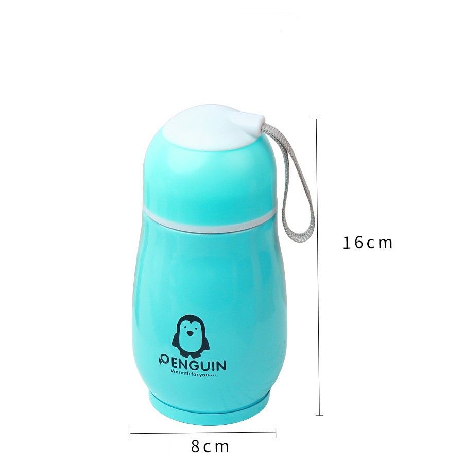 Bình đựng nước giữ nhiệt chim cánh cụt 300ml