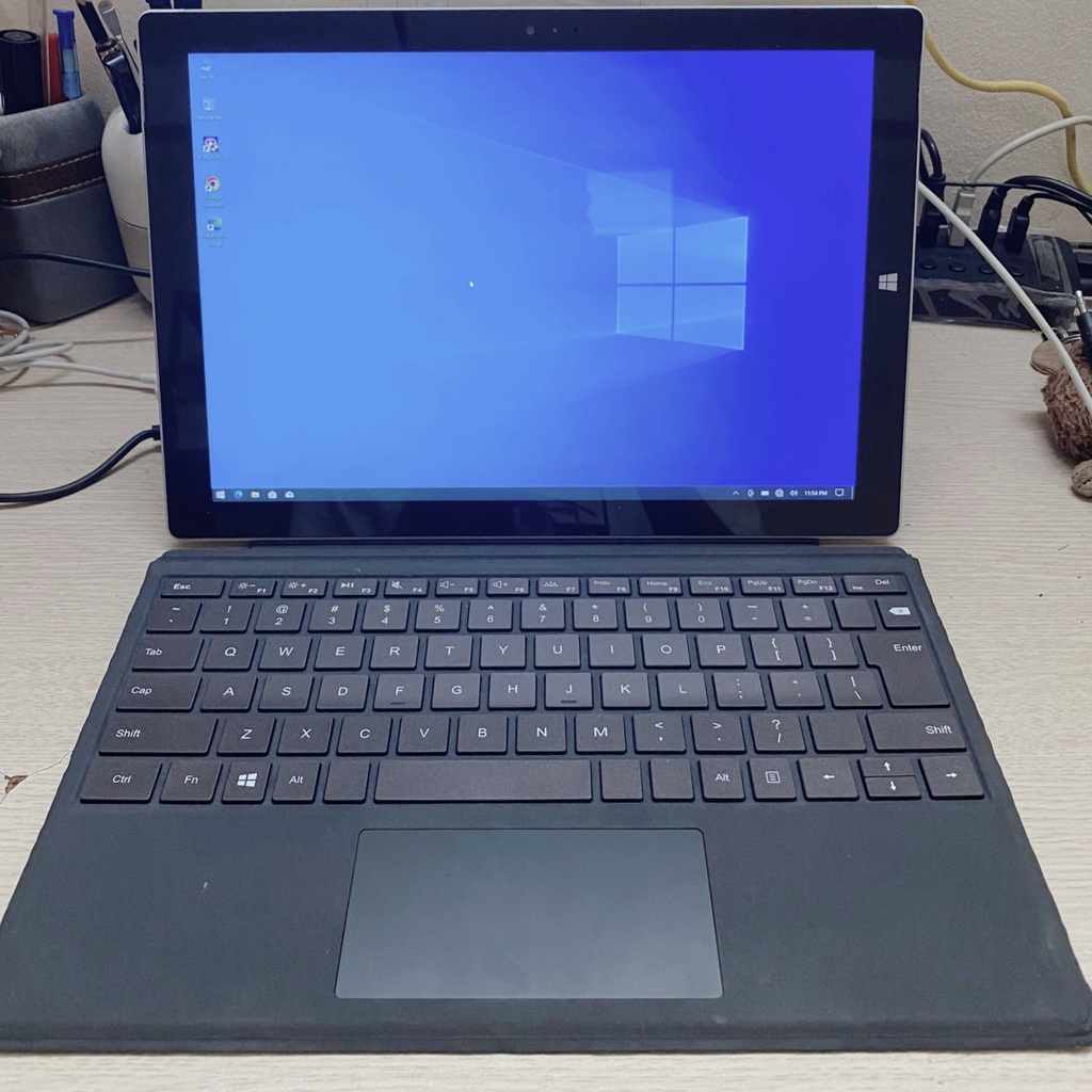 Máy Tính Bảng Laptop Microsoft Surface Pro 3, Màn Hình Cảm Ứng 2K, Kèm Bàn Phím + Nguồn Sạc