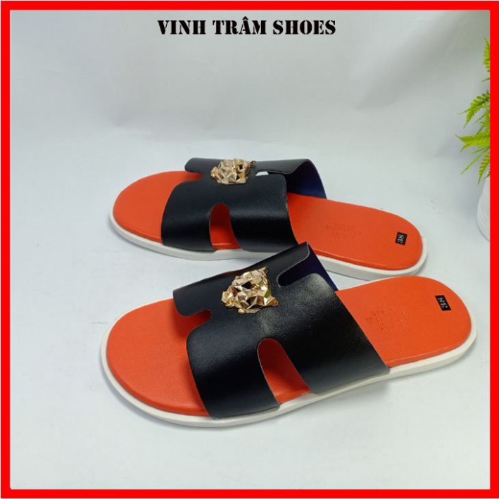 [ FREE SHIP ] Dép lê thời trang quai ngang nam đế thấp,mang êm chân,mẫu hot 2021,hàng sẵn kho từ 38 - 43 bảo hành 1