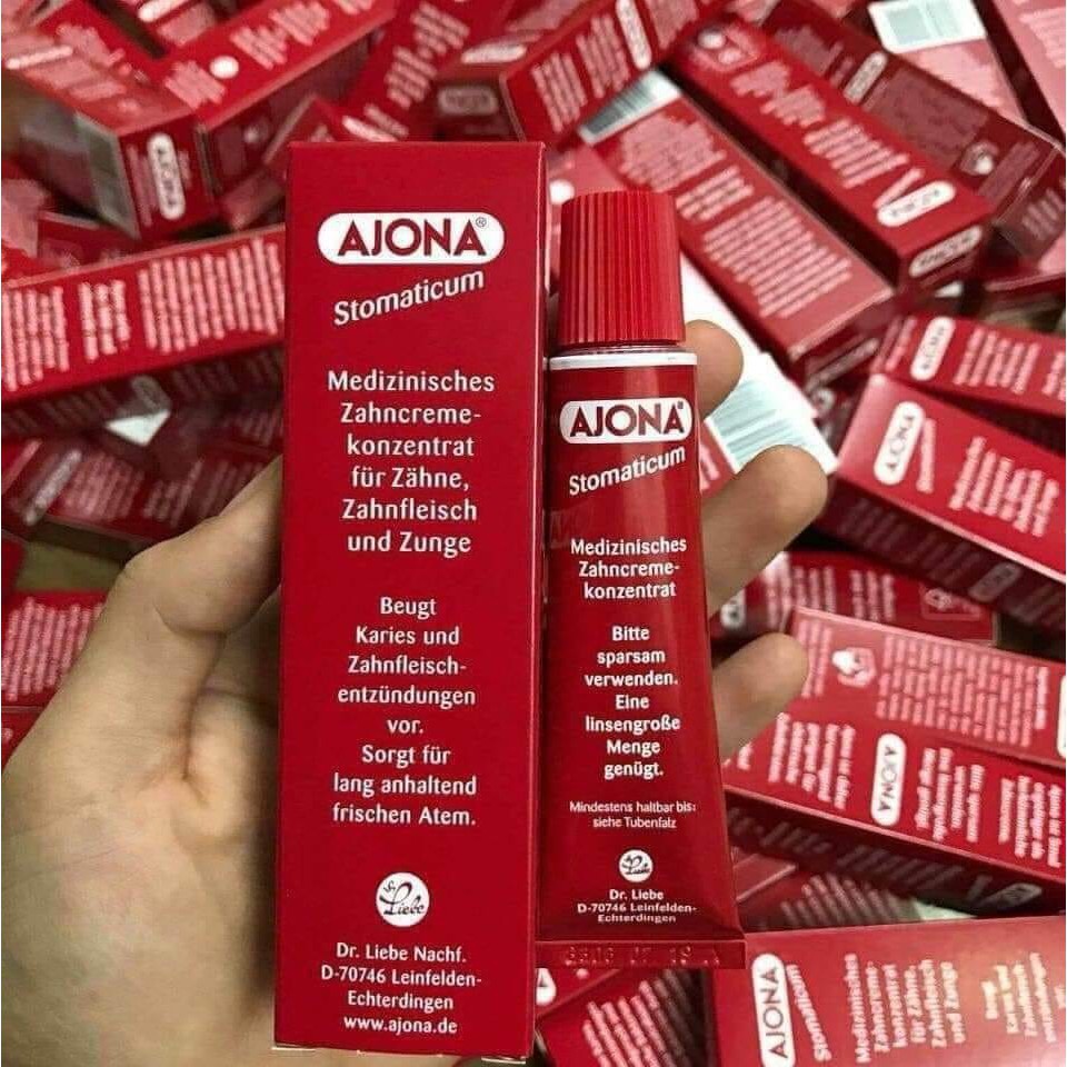 Kem đánh răng Ajona giảm hôi miệng, trắng răng, sạch cao răng 25ml