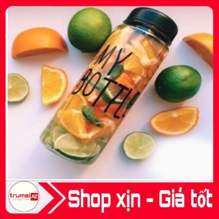Bình thủy tinh nắp màu my bottle 450ml