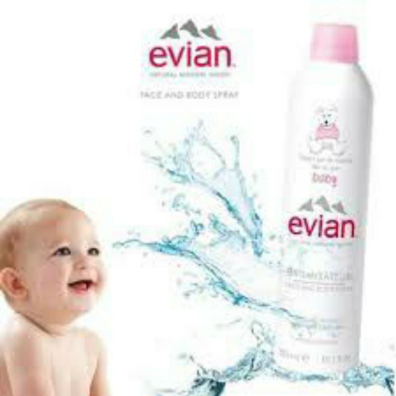 Xịt khoáng Evian pháp