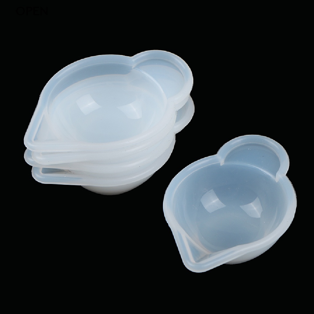 Set 5 Cốc Silicone 10ml Làm Đồ Thủ Công Resin Epoxy UV DIY