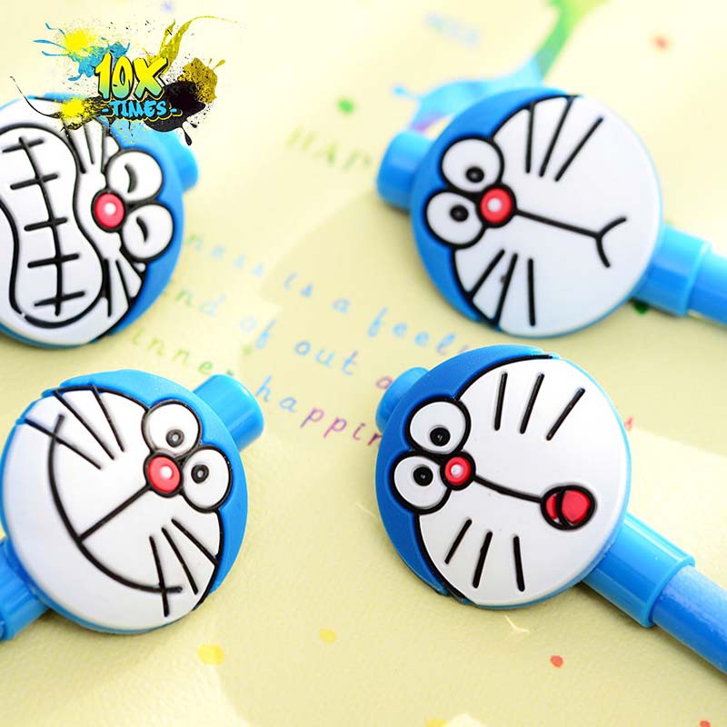 Bút mực gel doraemon dễ thương xinh xắn ngòi 0,5 mm mực đen dùng dể viết bài, quà tặng sinh nhật bạn trai bạn gái trẻ em