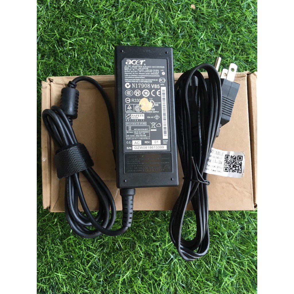 Sạc laptop ACER 19V - 2.37A Chân Kim Nhỏ Loại Tốt ( ZIN )