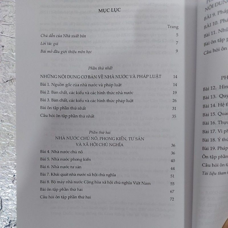 Sách - Những nội dung cơ bản của môn học lý luận về nhà nước và pháp luật (tái bản có sửa chữa, bổ sung)