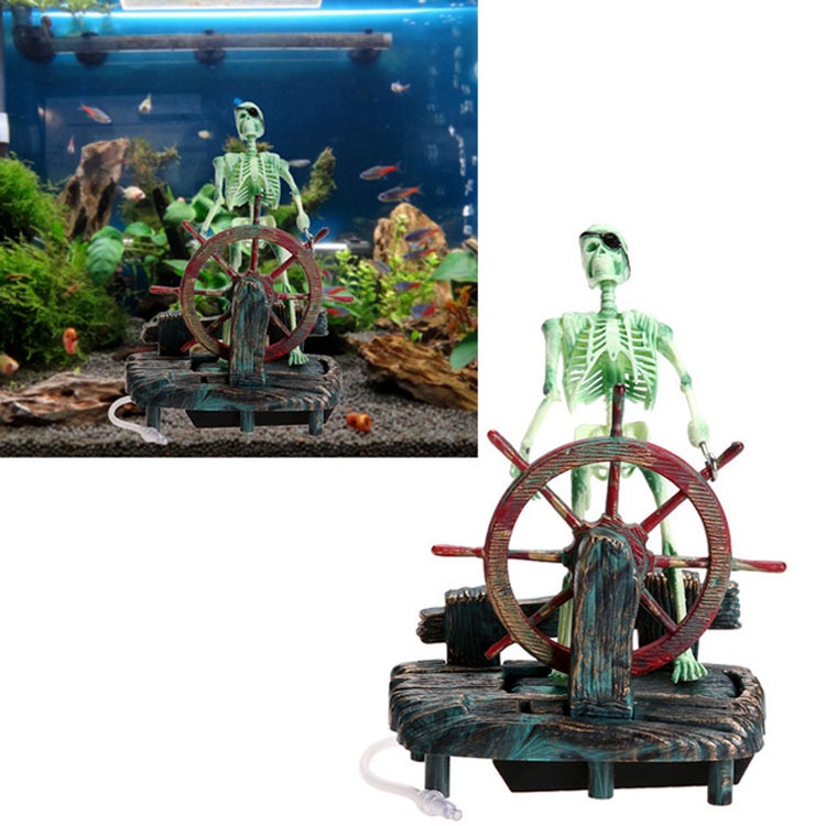 Bể cá cảnh bể cá trang trí bể cá cá cá ếch săn cá trong bể cá 100 kho báu trang trí