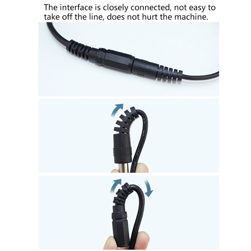 Dây Cáp Nối Nguồn DC 4 Chiều 5 5X2 1mm 1mm 4 Male Sang DC