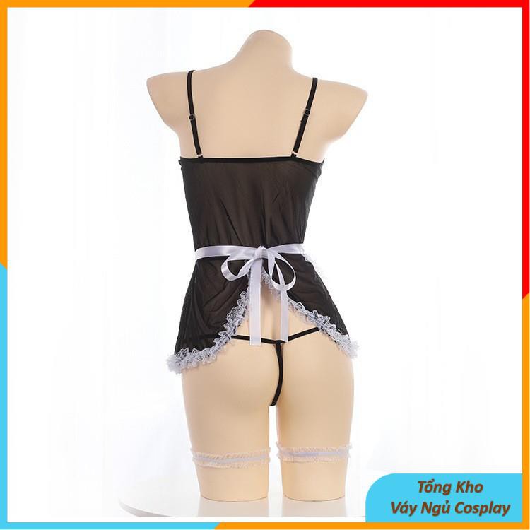 Váy Ngủ Cosplay Sexy Hầu Gái Xuyên Thấu - Đồ Ngủ Cô Giúp Việc Gợi Cảm HGV001 | BigBuy360 - bigbuy360.vn