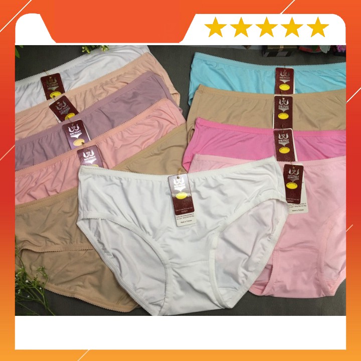 (Giá Rẻ) Quần lót size lớn quần lót size đại thun lạnh cạp răng cưa Đại Phát MS3283 hàng xịn Set 10 cái