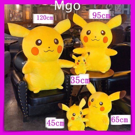 Gấu Bông Teddy PIKACHU,  Qùa Tặng Siêu Dễ Thương Size 35cm 45cm 65cm 95cm - GB01