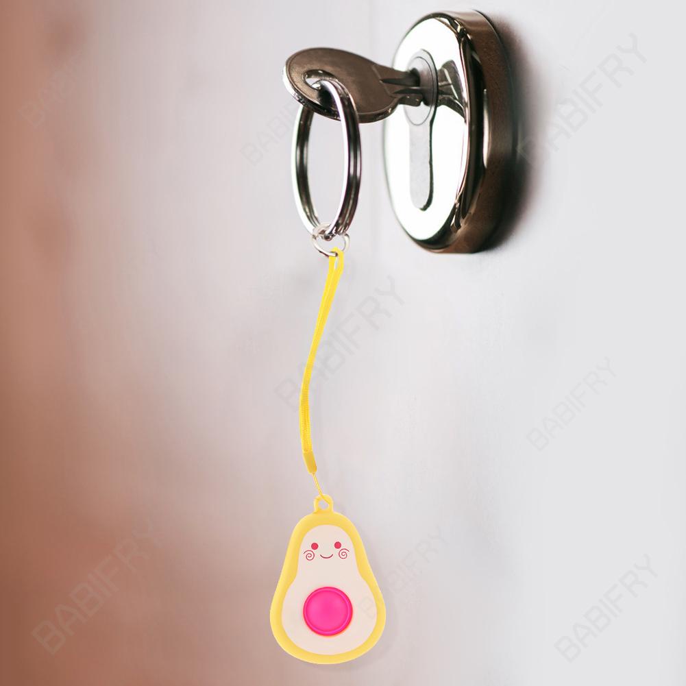 Đồ Chơi Bóp Xả Stress Hình Quả Bơ Bằng Silicone