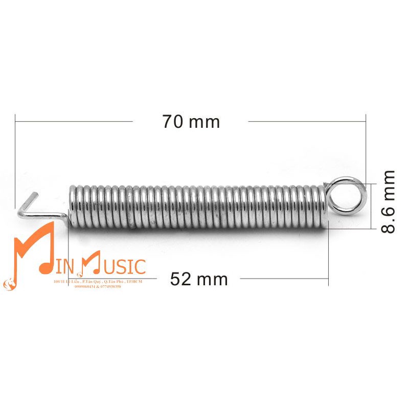 Lò Xo Nhún Tremolo Tension Springs Cho Ngựa Đàn Guitar Điện [Cái]