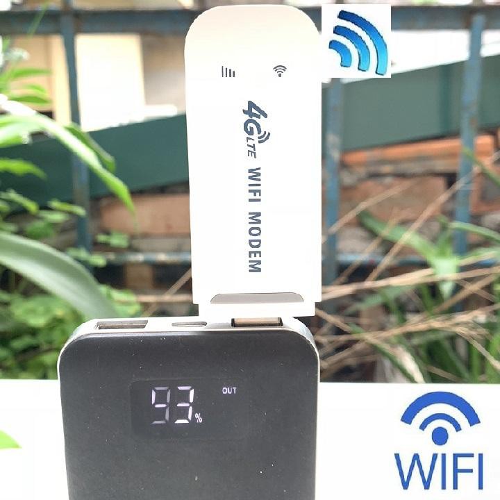 Modem Wifi 4G Dongle LTE  Usb Phát Wifi Thế Hệ Mới Phát Mạng Tốc Độ Quốc Tế Lắp Sim Cắm Là Chạy TẶNG SIM 4G DATA KHỦNG