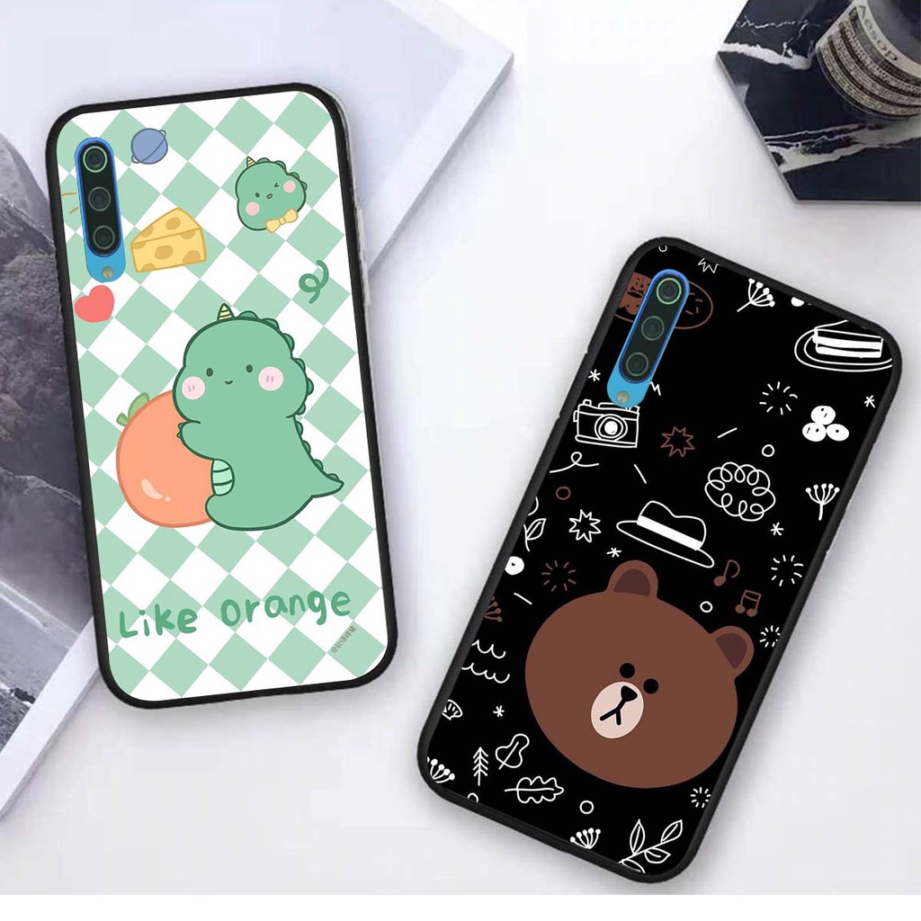 Ốp lưng Xiaomi MI 9 / MI 9 SE in hình khủng long , gấu nâu xinh xắn, siêu cute  mà còn vô cùng RẺ -ĐẸP