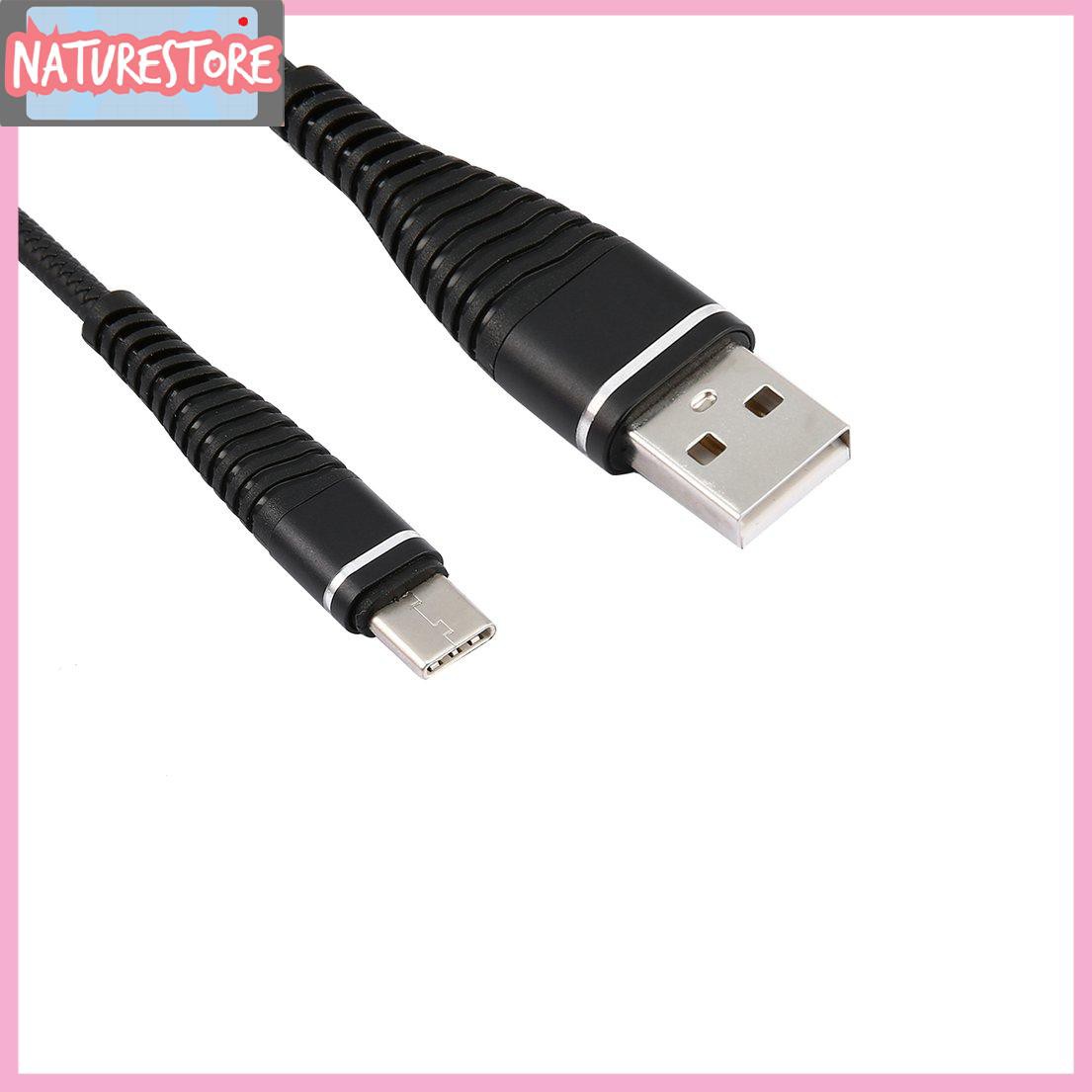 Dây Cáp Sạc / Truyền Dữ Liệu Usb Type C Dạng Lò Xo Xoắn Tiện Dụng