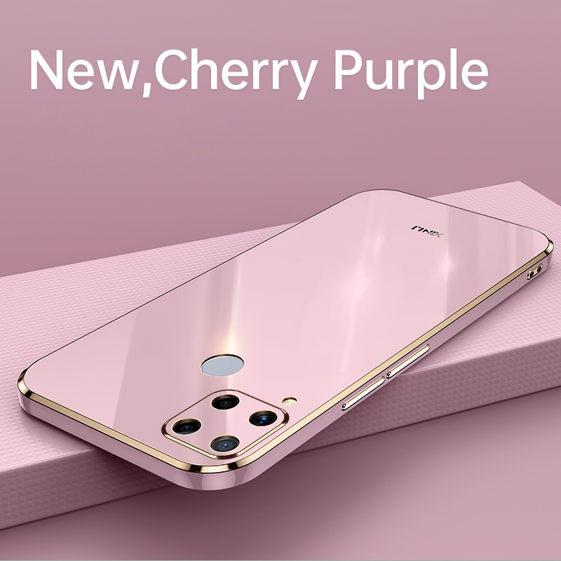 Ốp Điện Thoại Viền Thẳng Bảo Vệ Camera Dành Cho OPPO A52 A72 A92 A54 4G A73 5G A93 5G A93S A95 A7X