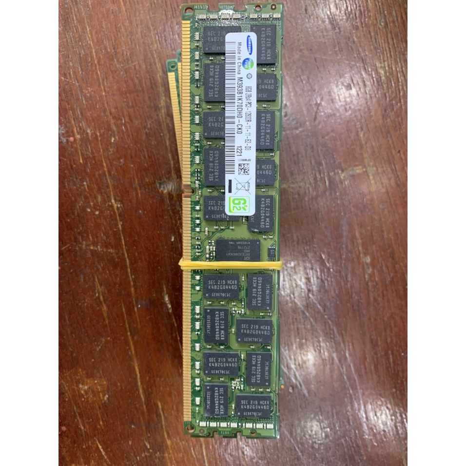 Ram Server EEC Reg DRAM3 và DRAM3L hãng Samsung/sky hynix/elpida 16Gb  ECC Registered tháo Server