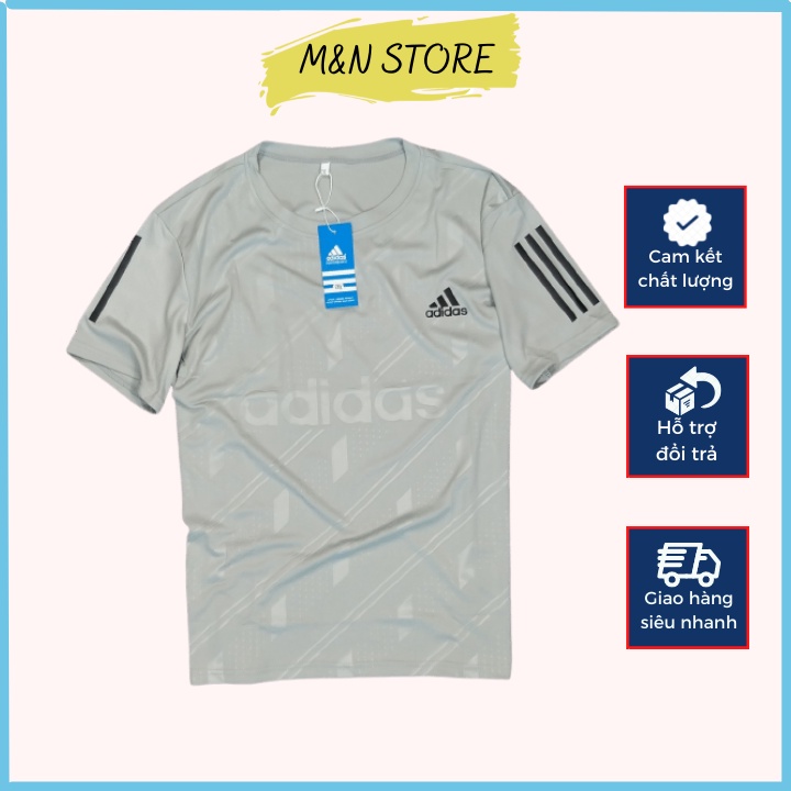 Áo thể thao, áo thun nam chất liệu thun lạnh co giãn 4 chiều