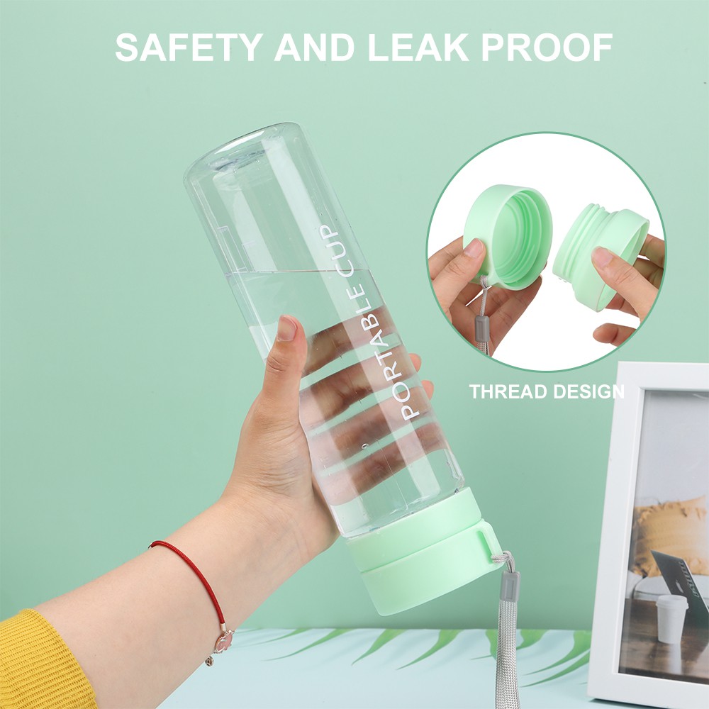 Bình Đựng Nước Bằng Nhựa Dung Tích 800ml Tiện Dụng Cho Nam Và Nữ