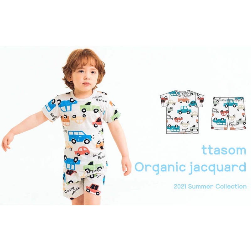 Mẫu Cotton giấy organic 100% của Hãng Ttasom Hàn Quốc 2021