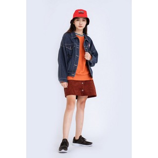 Áo Khoác BOO jeans nữ đính patch Marvel