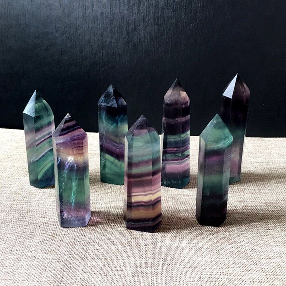Đá fluorite 50-60mm dùng để trang trí nhà cửa