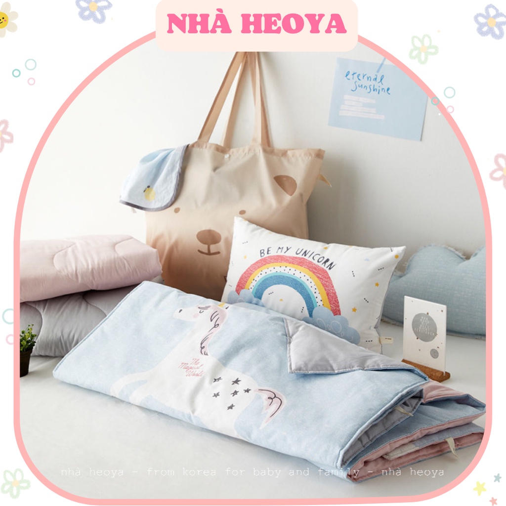 Bộ chăn ga cho bé PRIELLE BABY Nội địa Hàn Quốc tặng kèm túi đựng