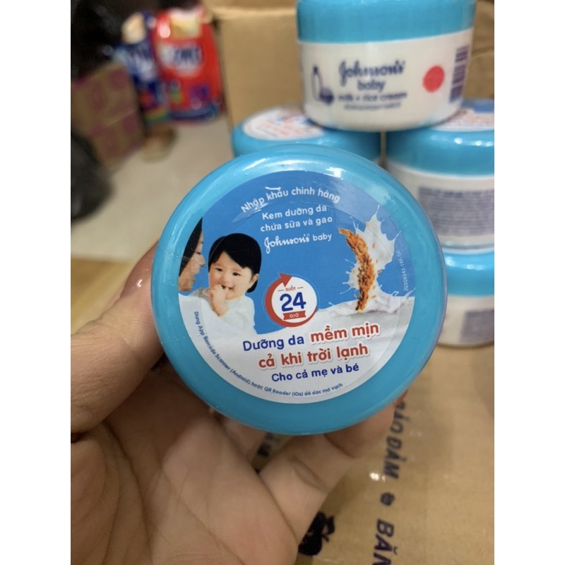 [ giá sỉ ] Kem dưỡng ẩm johnson baby 50g ( thái Lan )