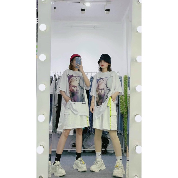 (HCM) ÁO THUN TAY LỠ THỜI TRANG NAM NỮ PHONG CÁCH HÀN QUỐC SIÊU XỊN XÒ CHO CÁC BẠN TRẺ KME FASHION